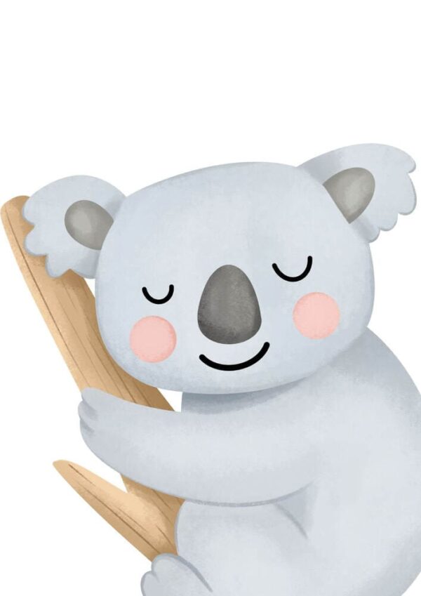 Affiche enfant koala