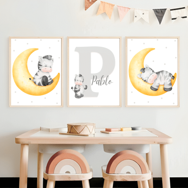 52_20241230_220504_0003.png Lot d’affiches enfant zèbres sur la lune