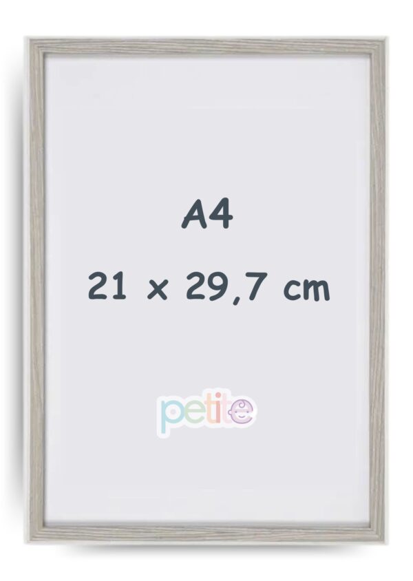 Cadre pour affiche A4 gris
