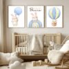 Lot d’affiches enfants lapins