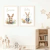 Conjuntos (12) Lot d’affiches enfant lapins frères et sœurs