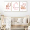 Conjuntos (14) Lot d’affiches enfant oursons roses