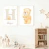 Conjuntos (30) Lot d’affiches enfant ours affectueux