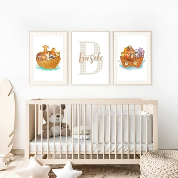 Conjuntos (33) Ensemble d’affiches enfants amis pirates