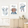 Conjuntos (7) Lot d’affiches enfant astronautes