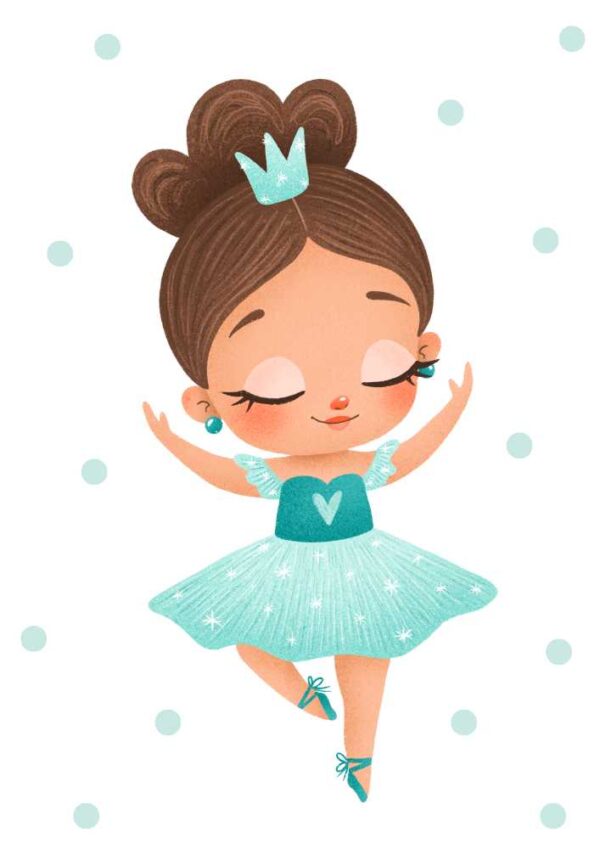 Affiche ballerine de ballet