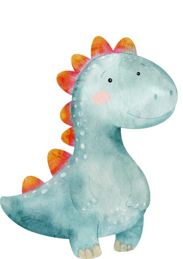 Affiche enfant dinosaure