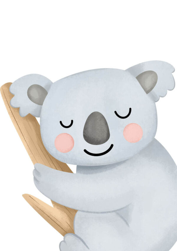 Affiche enfant koala