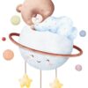 Affiche enfant ourson sur la planète
