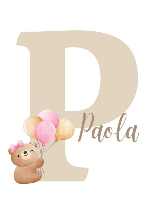 Affiche initiale avec nom oursonne qui fait un clin d’œil