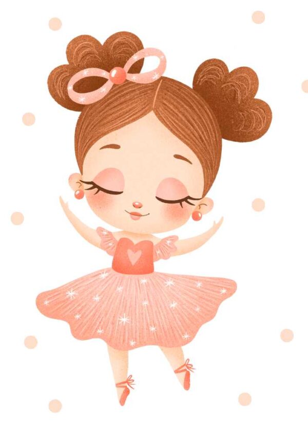 Affiches de ballerines enfantines