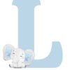 Affiches initiales bébé éléphant