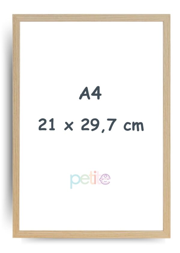 Cadre pour affiche A4 en bois
