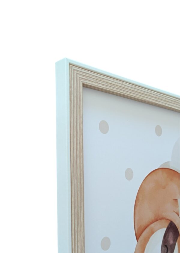 Cadre pour affiche A4 couleur chêne