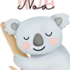 Affiche enfant koala personnalisée